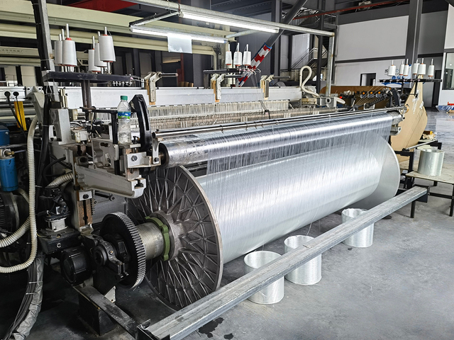 Fiberglass fabric quality inspection area