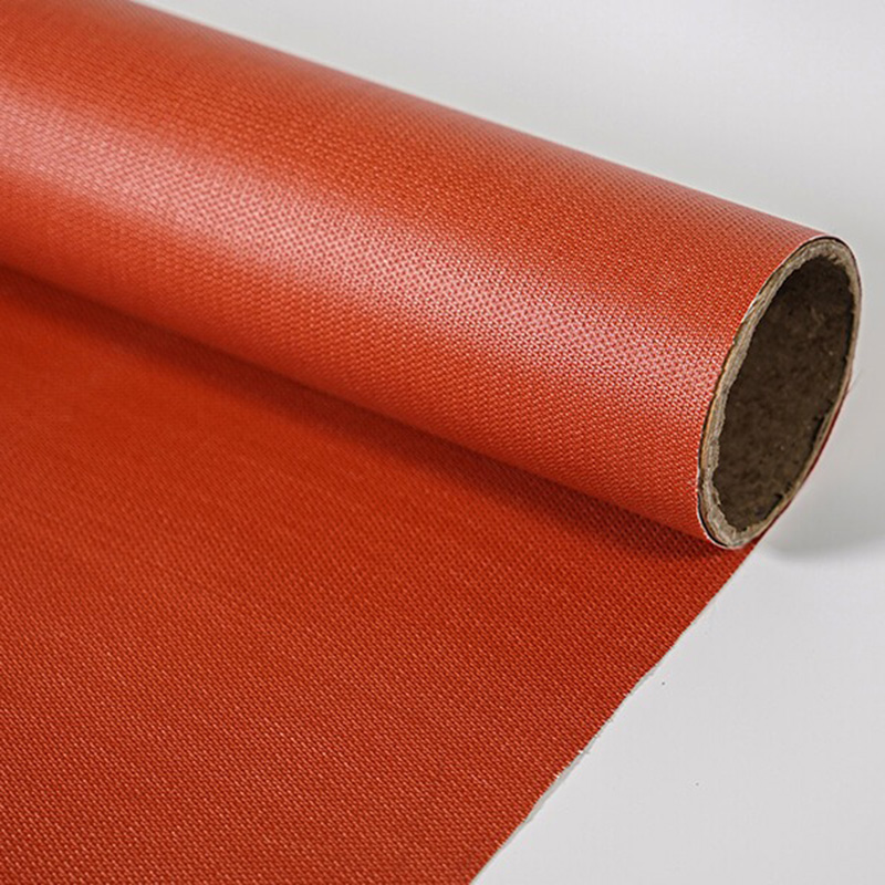 860g Double Side Silicone Coating Fiberglass Fabric for Car Fire Resistant Curtain
