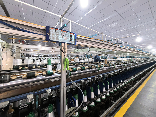 Fiberglass tape production workshop