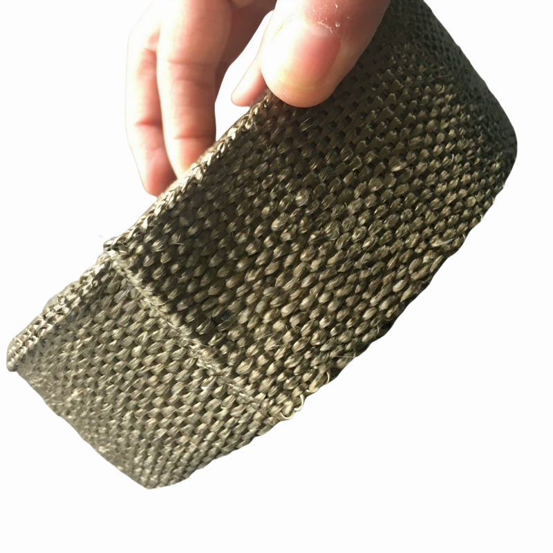 1.5mm 50mm Durable Basalt Fiber Tape for Automotive Exhaust Header Heat Insulation