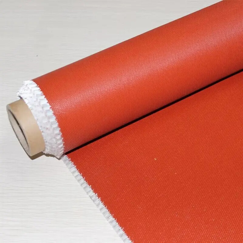 1550g Double Side Silicone Coated Fiberglass Fabric